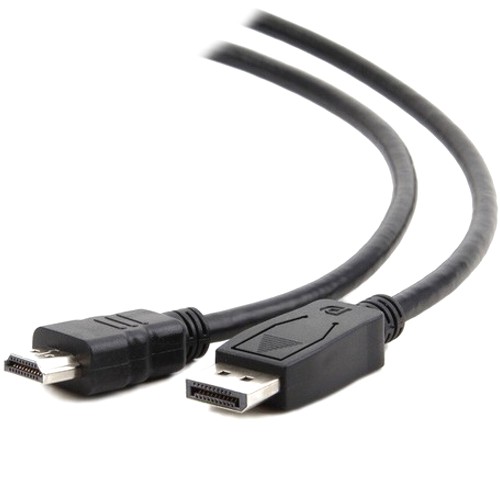 Адаптер DisplayPort на HDMI 20M/19M Cablexpert CC-DP-HDMI-6, 1.8 метра, черный изображение