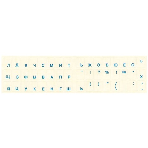 Наклейка-шрифт для клавиатуры D2 Tech SF-01B изображение