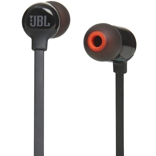 Bluetooth наушники вкладыши с микрофоном JBL T110BT, черные изображение