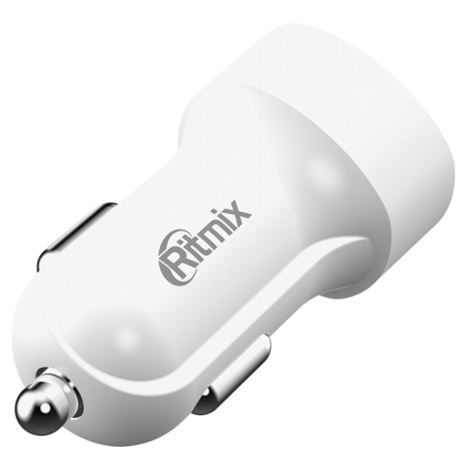 Автомобильный адаптер питания Ritmix RM-4221, белый изображение