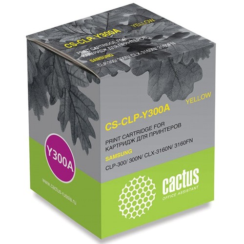 Картридж Cactus CS-CLP-Y300A, желтый изображение