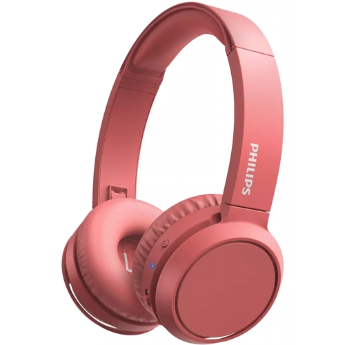 Bluetooth наушники с микрофоном Philips TAH4205RD, красный изображение