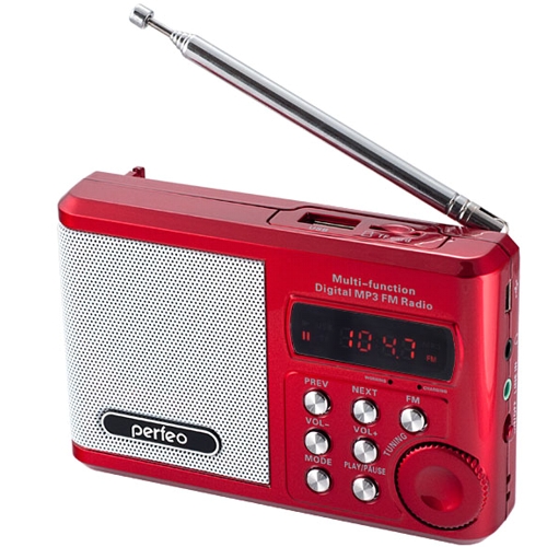 Радиоприемник Perfeo Sound Ranger PF-SV922, красный изображение