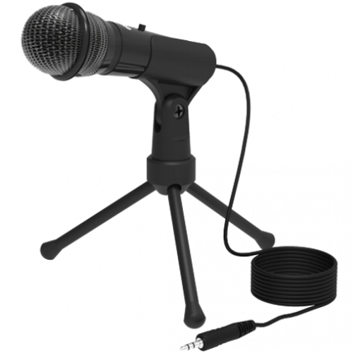 Микрофон Ritmix RDM-120, подставка, черный изображение