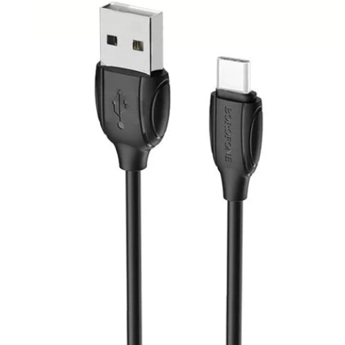 Кабель USB 2.0 Cm-Am Borofone BX19 Black, черный, 1 метр изображение
